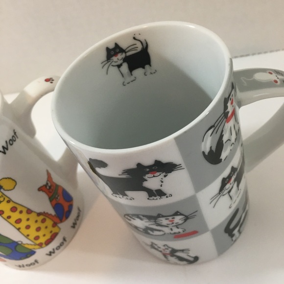Set of dog and cat mugs - Picture 4 of 10